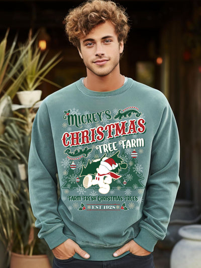 Mickey's Christmas Tree Farm Pullover or Long Sleeve Tee (Limited Edition)