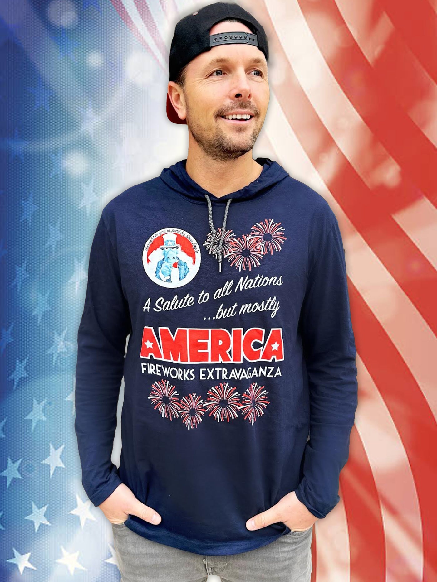 Sam Eagle Salute To All Nations Hoodie Tee (Limited Edition)