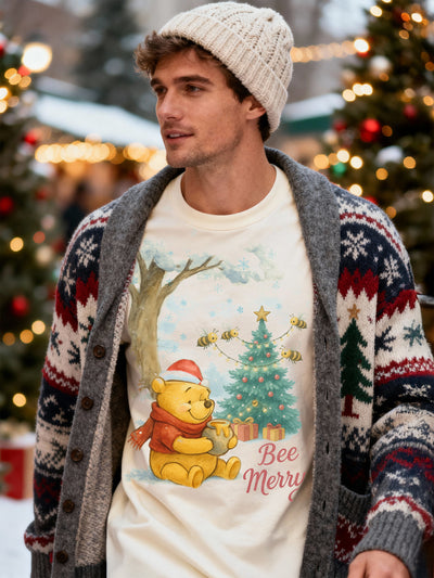 Winnie the Pooh Christmas Shirt | Bee Merry
