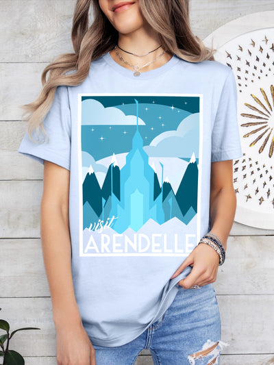 Visit Arendelle Postcard Shirt