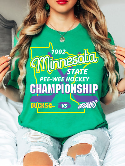 Mighty Ducks 1992 State Championship Shirt