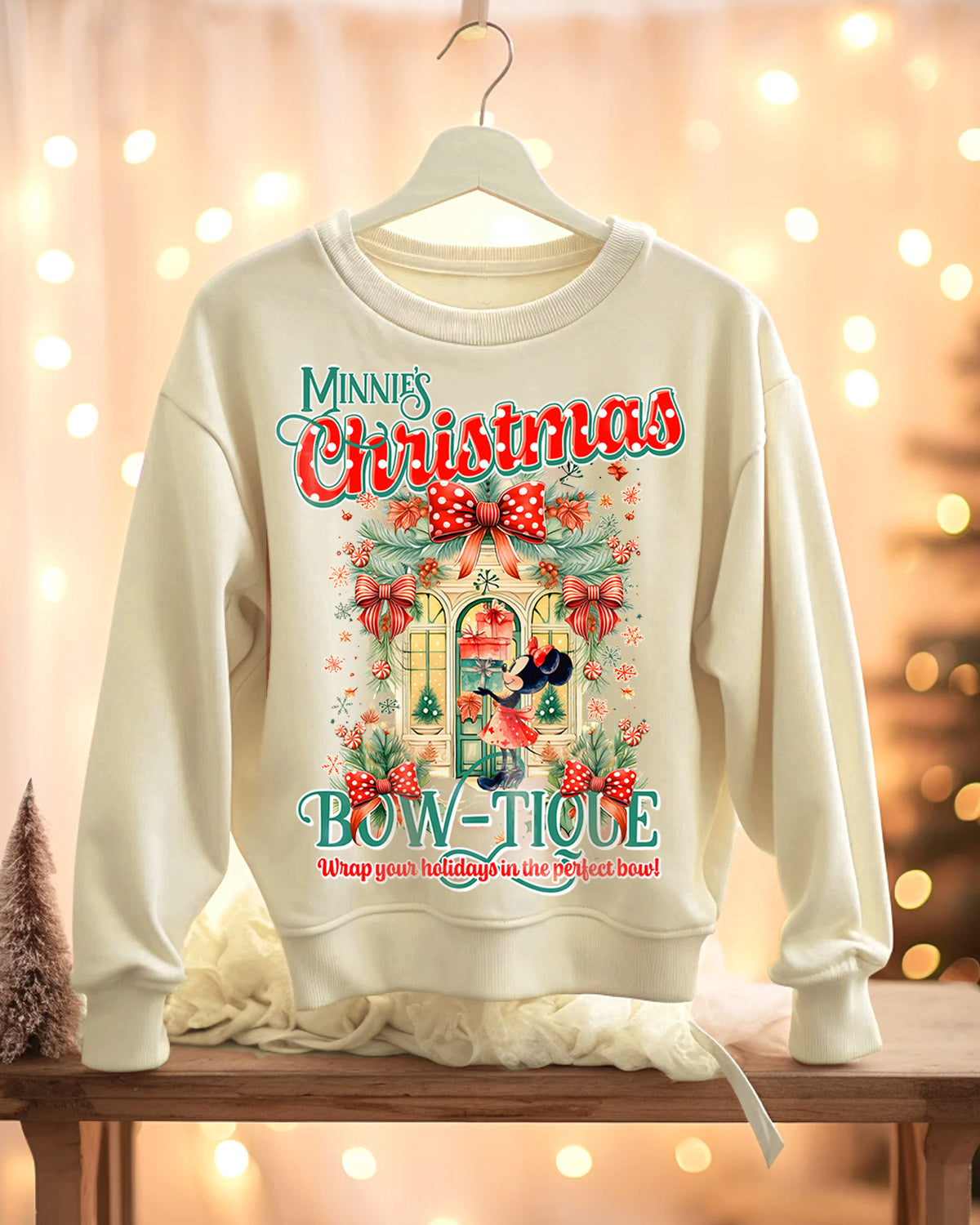 Minnie's Christmas Bow-tique Crewneck (Limited Edition)