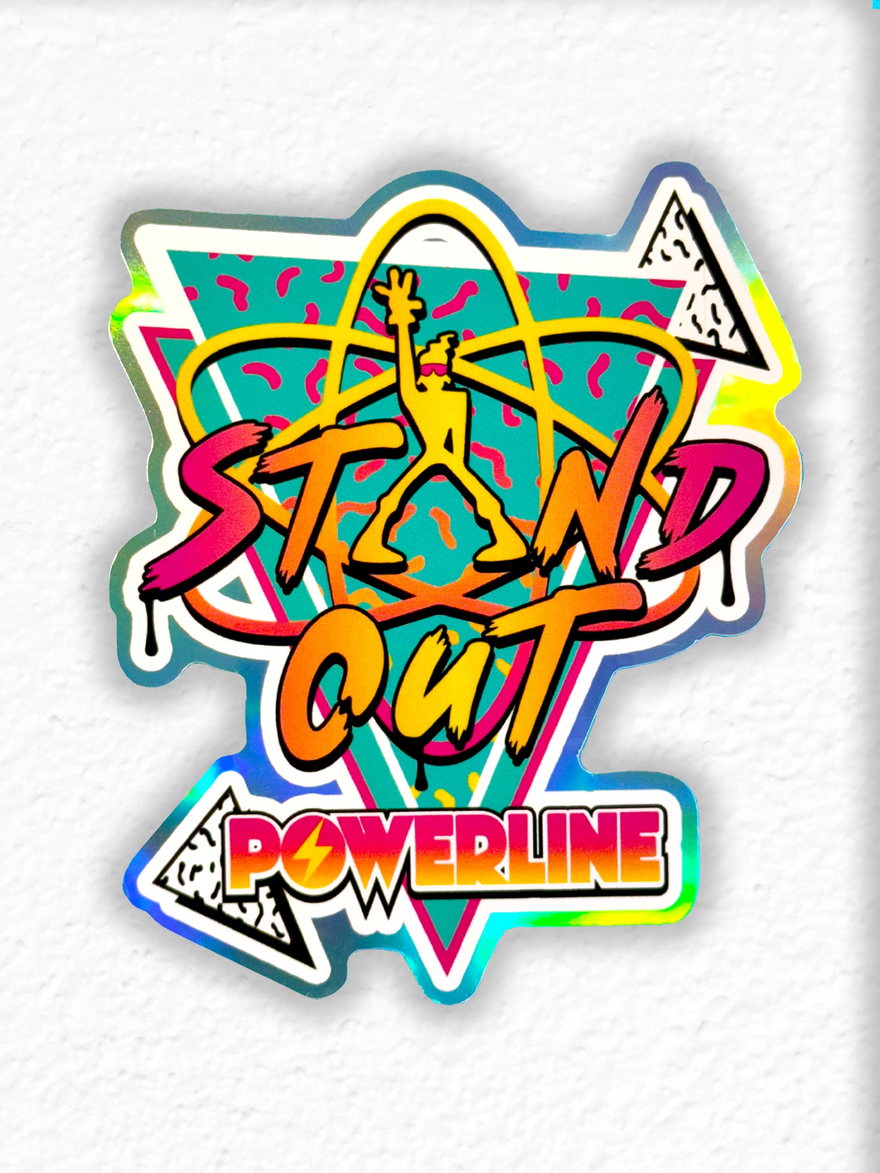Powerline Stand Out Sticker Art (Decal/Waterproof) – Shop LBV