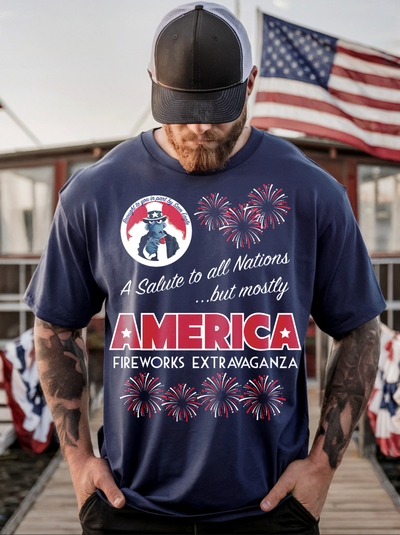 Sam Eagle Salute To All Nations Muppet Vision 3D Shirt