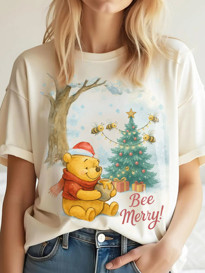 Winnie the Pooh Christmas Shirt | Bee Merry