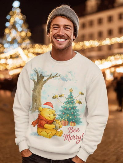 Winnie the Pooh Christmas Crewneck | Bee Merry