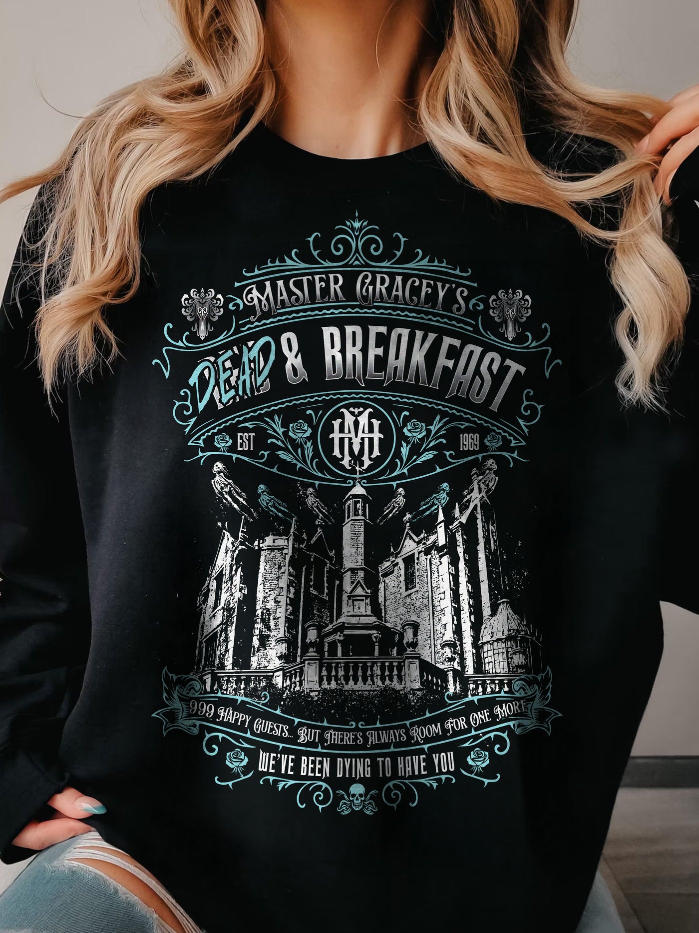 Haunted Mansion | Master Gracey's Dead & Breakfast Crewneck