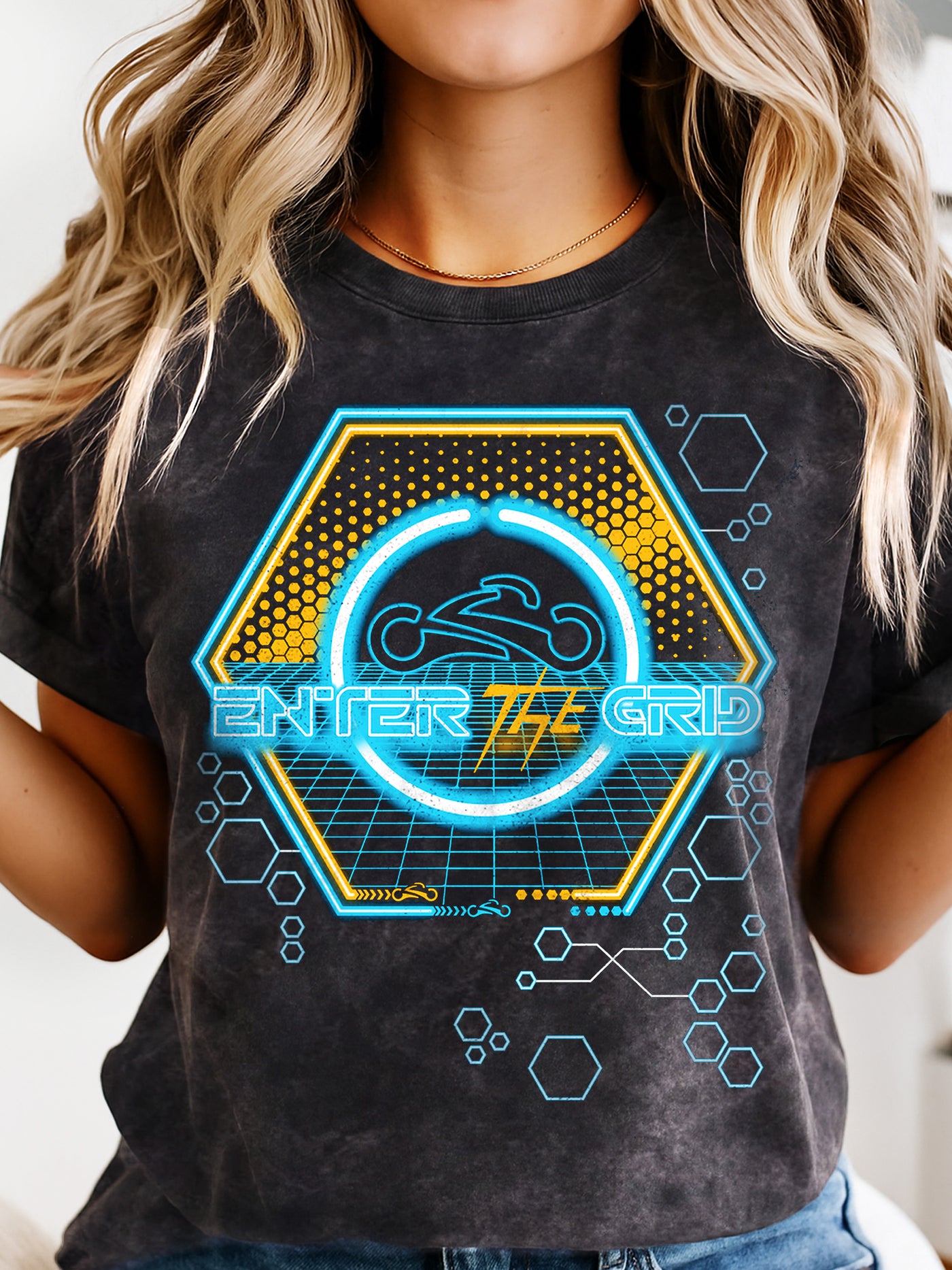 TRON, TRON LIGHTCYCLE SHIRT, DISNEY SHIRT