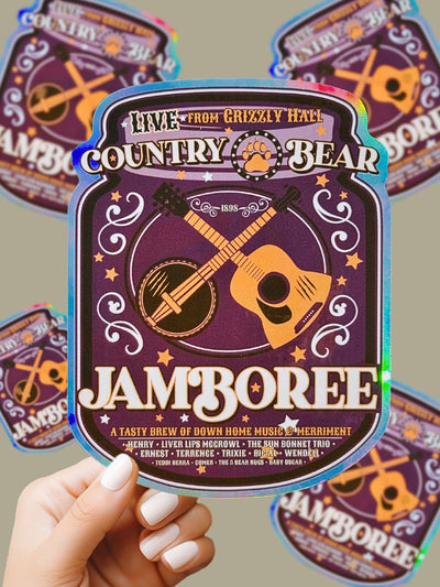 Country Bear Jamboree Sticker Art (Decal/Waterproof)