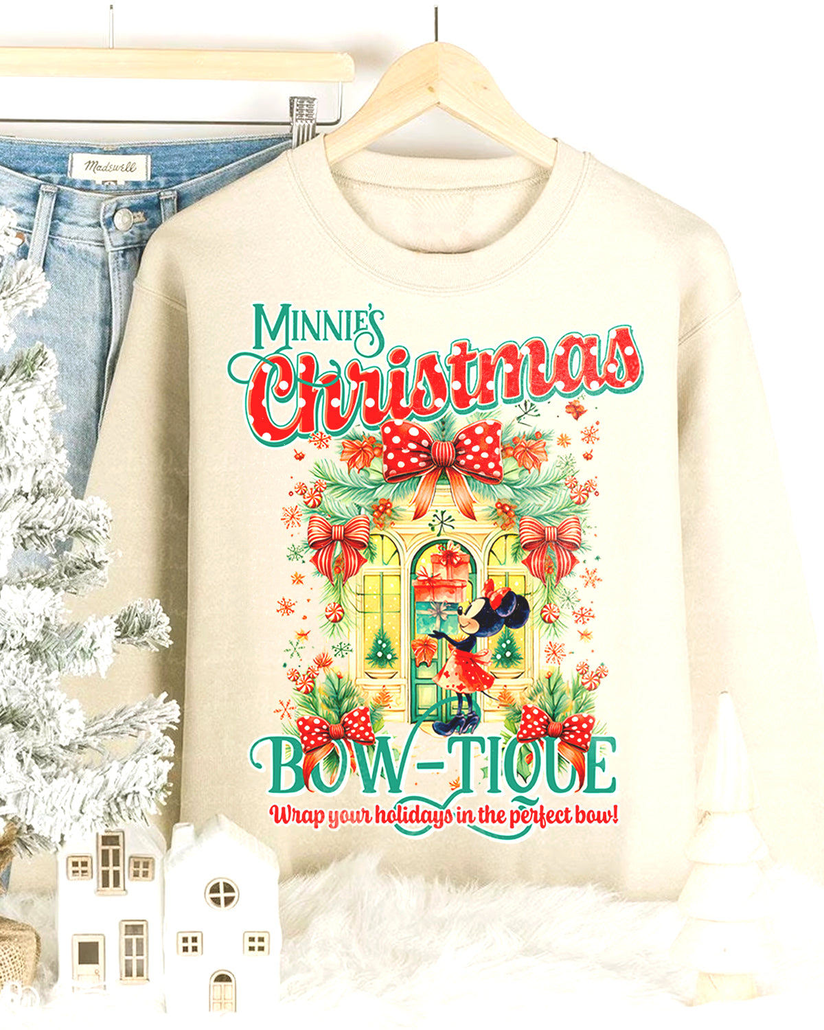 Minnie's Christmas Bow-tique Crewneck (Limited Edition)