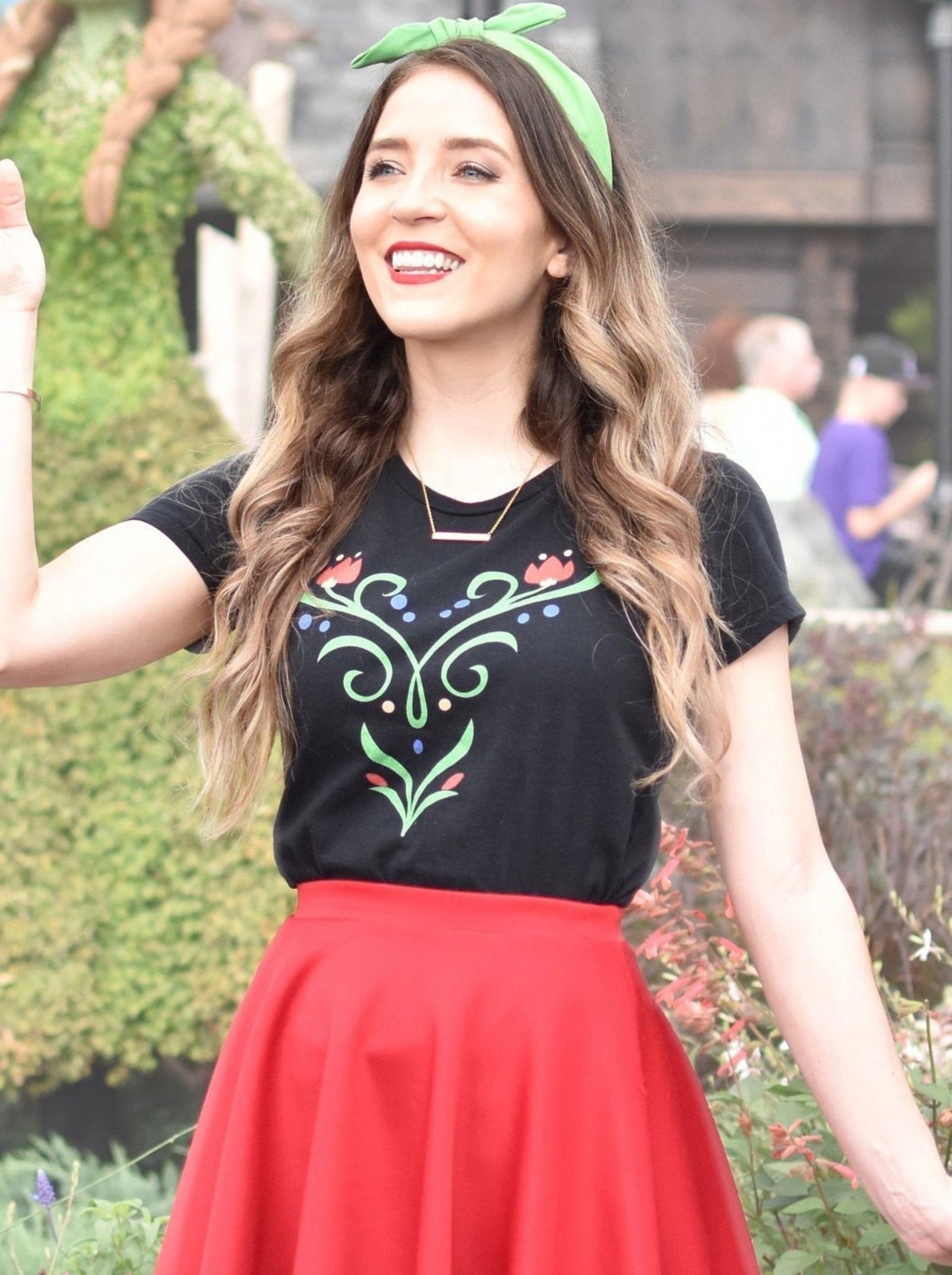 Tee Shirt Frozen Anna Shirt Disney Frozen II Anna Leaves T-Shirt