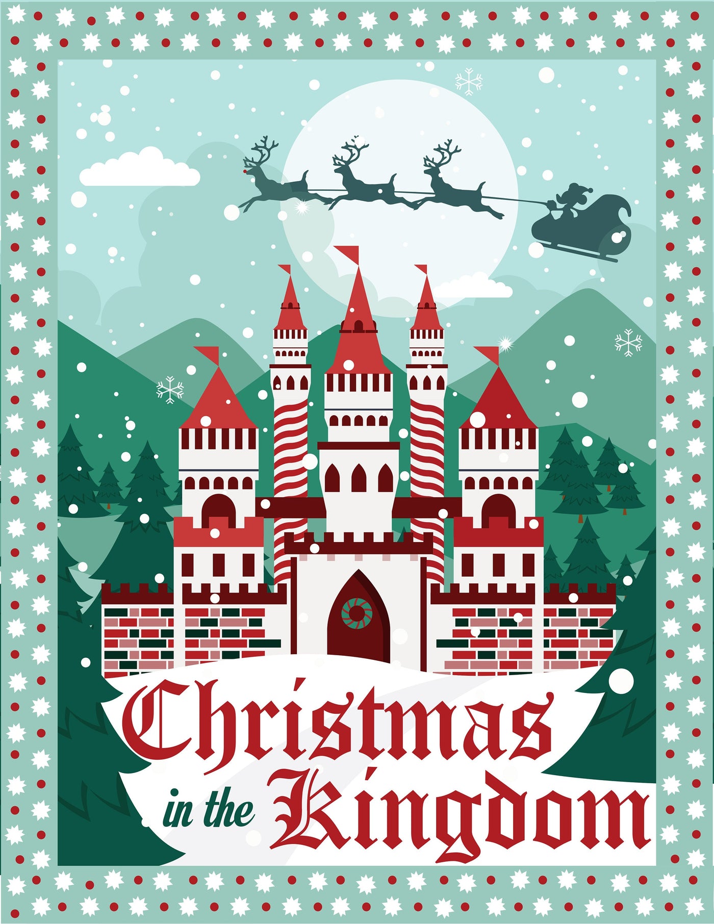 Christmas in the Kingdom Pillow Cases (2 Per Order)