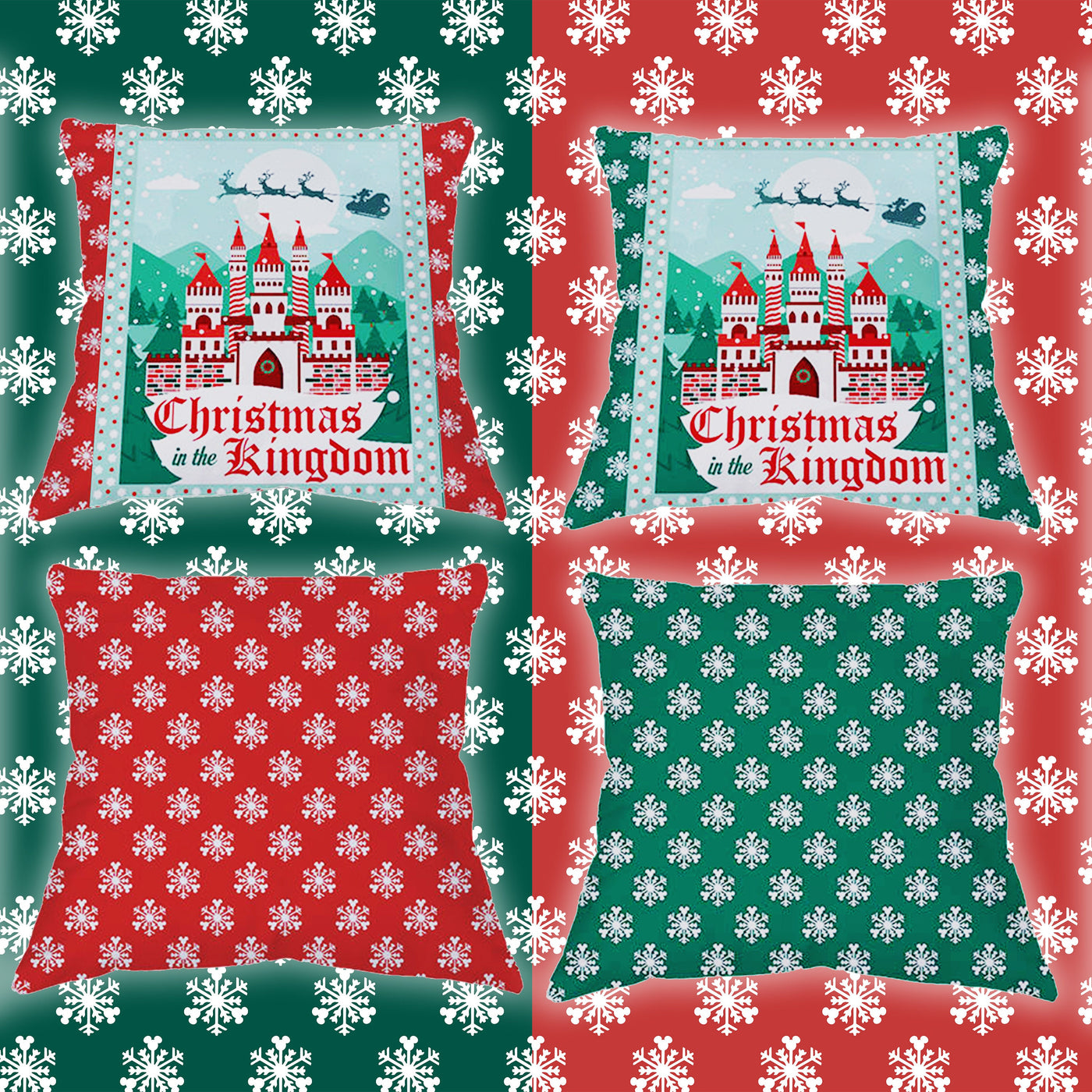 Christmas in the Kingdom Pillow Covers / Cases (2 Per Order)