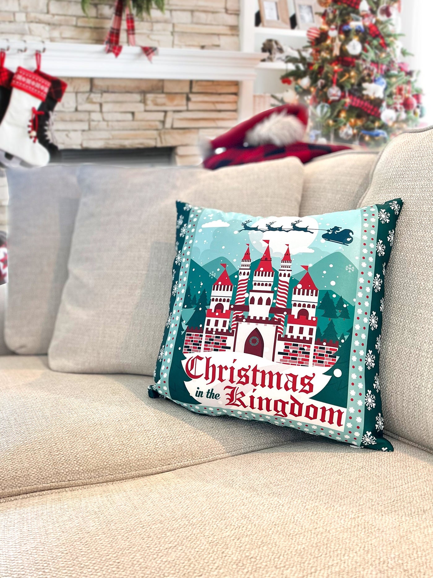 Christmas in the Kingdom Pillow Covers / Cases (2 Per Order)